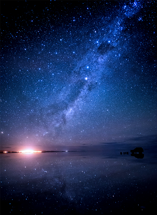 私の好きな夜空、僕の好きな月