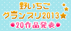 野いちごグランプリ2013☆20作品発表特集